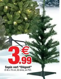Bazarland Sapin vert Elégant offre