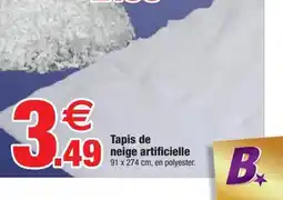 Bazarland Tapis de neige artificielle offre