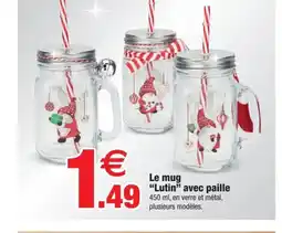 Bazarland Le mug Lutin avec paille offre