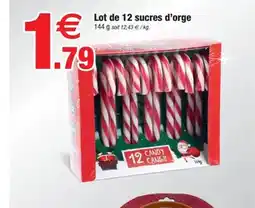 Bazarland Lot de 12 sucres d'orge offre
