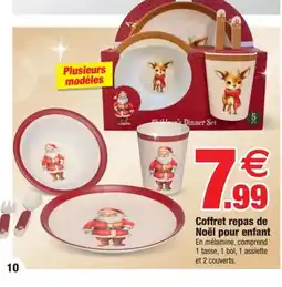 Bazarland Coffret repas de Noël pour enfant offre