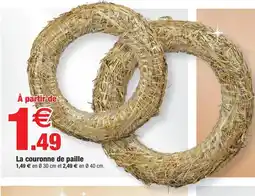 Bazarland La couronne de paille offre