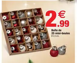 Bazarland Boîte de 25 mini-boules offre