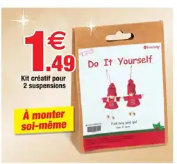 Bazarland Kit créatif pour 2 suspensions offre