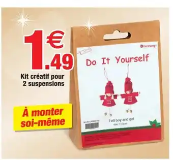 Bazarland Kit créatif pour 2 suspensions offre
