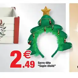 Bazarland Serre-tête Sapin étoilé offre