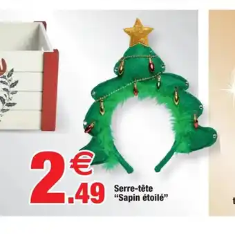 Bazarland Serre-tête Sapin étoilé offre