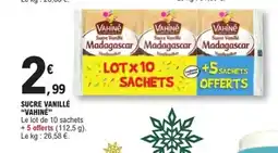 E.Leclerc Express VAHINÉ Sucre vanillé offre