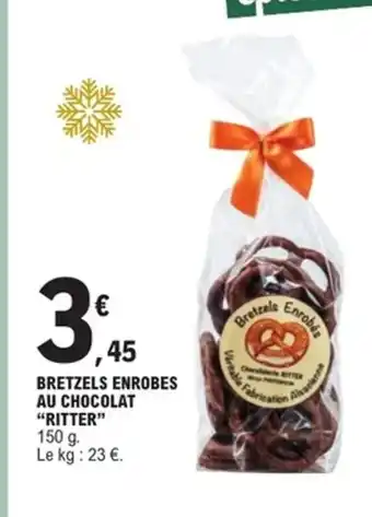 E.Leclerc Express RITTER Bretzels enrobes au chocolat offre