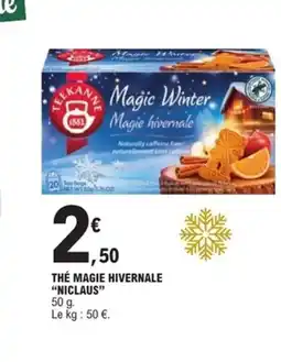 E.Leclerc Express NICLAUS Thé magie hivernale offre