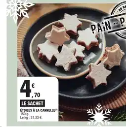 E.Leclerc Express Étoiles à la cannelle offre