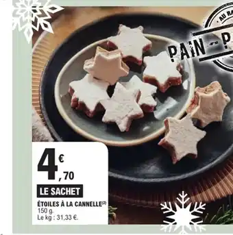 E.Leclerc Express Étoiles à la cannelle offre