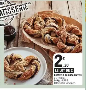E.Leclerc Express Bretzels au chocolat offre