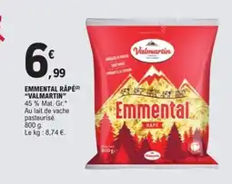 E.Leclerc Express VALMARTIN Emmental râpé offre