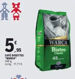 E.Leclerc Express WARCA Café dosettes offre