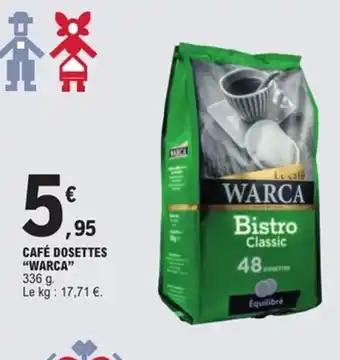 E.Leclerc Express WARCA Café dosettes offre