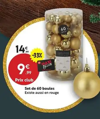 Maxi Bazar Set de 60 boules offre