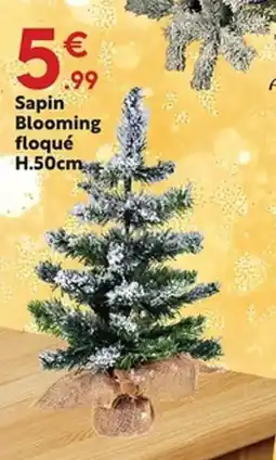 Maxi Bazar Sapin Blooming floqué offre