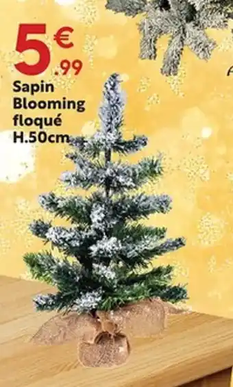 Maxi Bazar Sapin Blooming floqué offre