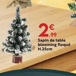 Maxi Bazar Sapin de table blooming floqué offre