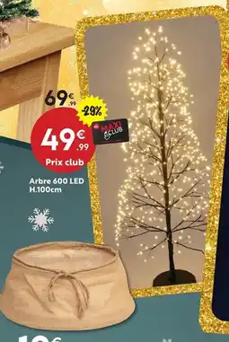 Maxi Bazar Arbre 600 LED offre