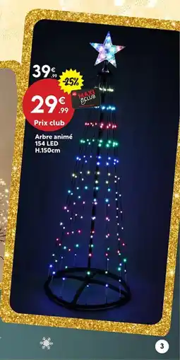 Maxi Bazar Arbre animé 154 LED offre