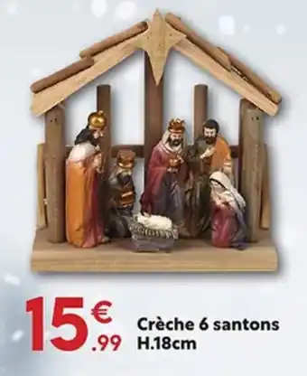 Maxi Bazar Crèche 6 santons offre
