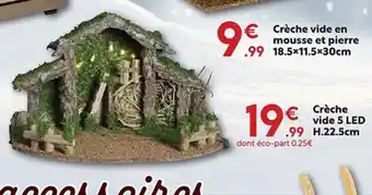 Crèche vide 5 LED