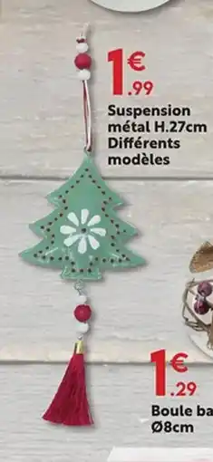 Maxi Bazar Suspension métal offre