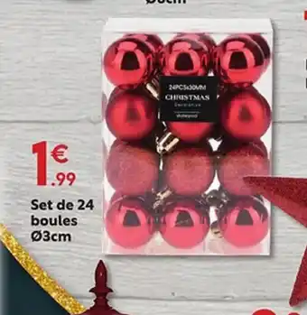 Maxi Bazar Set de 24 boules offre