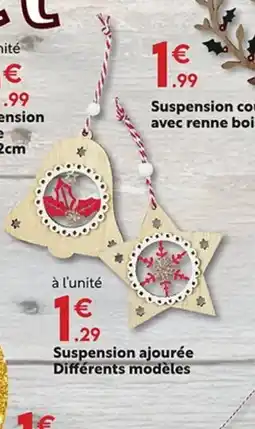 Maxi Bazar Suspension ajourée offre