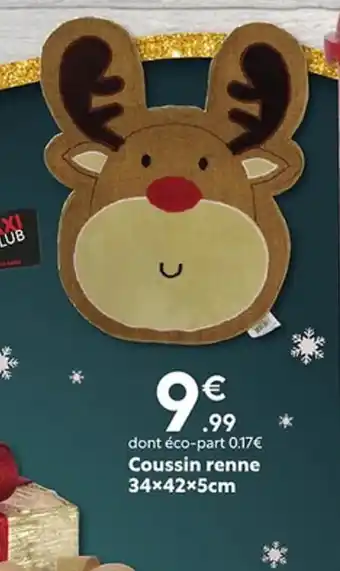 Maxi Bazar Coussin renne offre