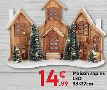 Maxi Bazar Maison sapins LED offre