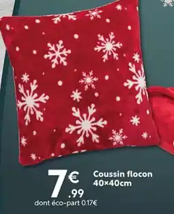 Maxi Bazar Coussin flocon offre
