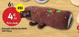 Maxi Bazar Coussin bûche de Noël offre