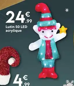 Maxi Bazar Lutin 50 LED acrylique offre