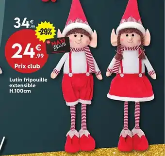 Maxi Bazar Lutin fripouille extensible offre