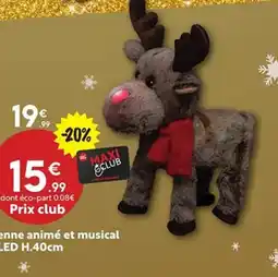 Maxi Bazar Renne animé et musical offre