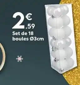 Maxi Bazar Set de 18 boules offre