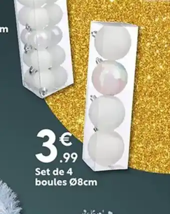 Maxi Bazar Set de 4 boules offre