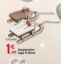 Maxi Bazar Suspension luge offre