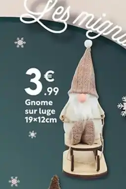 Maxi Bazar Gnome sur luge offre