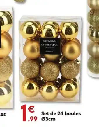 Maxi Bazar Set de 24 boules offre