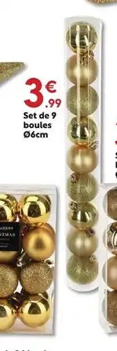 Maxi Bazar Set de 9 boules offre
