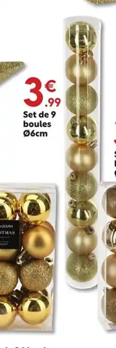 Maxi Bazar Set de 9 boules offre