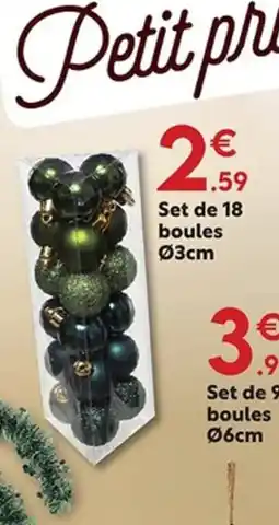 Maxi Bazar Set de 18 boules offre