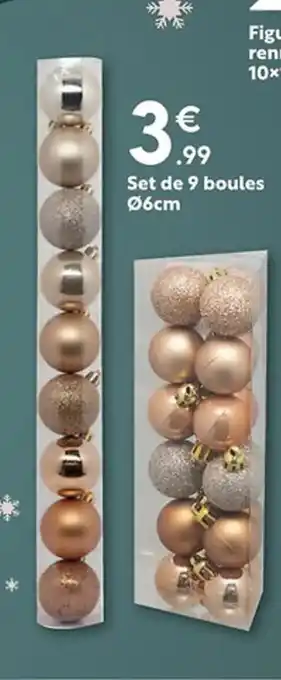 Maxi Bazar Set de 9 boules offre