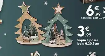 Maxi Bazar Sapin à poser bois offre