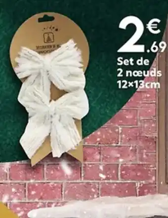 Maxi Bazar Set de 2 nœuds offre