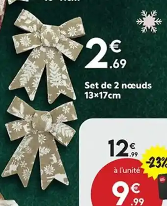 Maxi Bazar Set de 2 nœuds offre